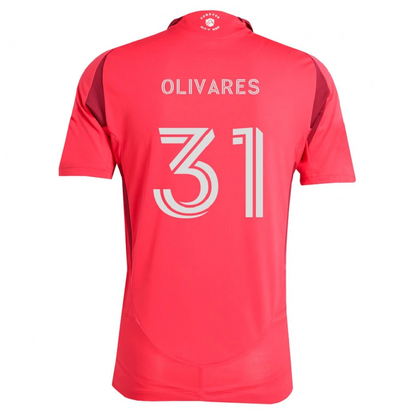 Danxen Bambino Maglia Christian Olivares #31 Magenta Bianco Kit Gara Home 2026/27 Maglietta