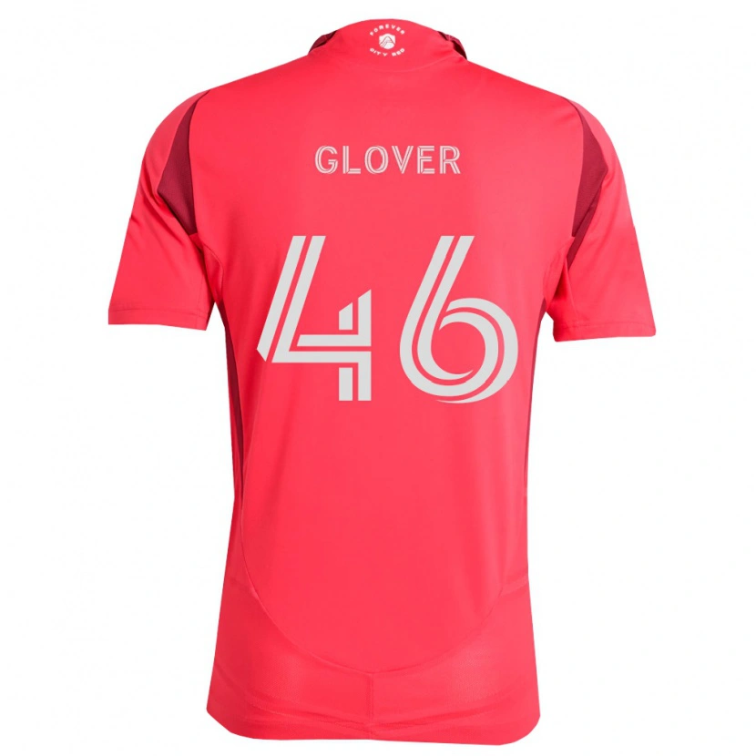 Danxen Bambino Maglia Caden Glover #46 Magenta Bianco Kit Gara Home 2026/27 Maglietta