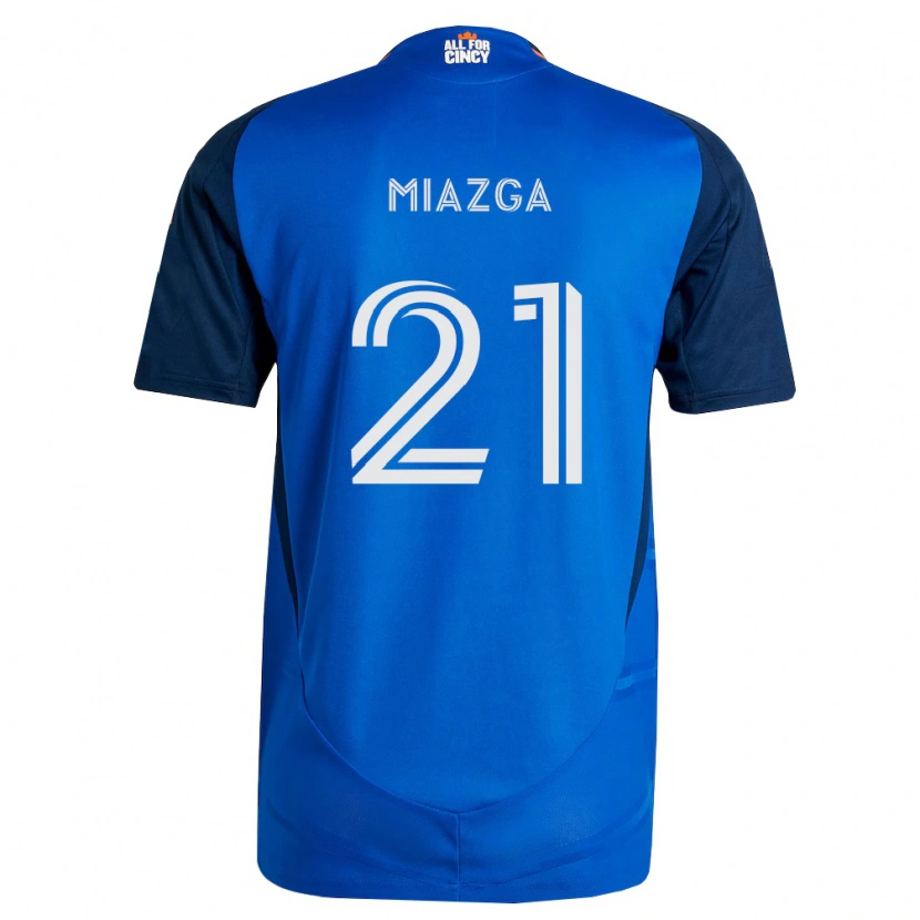Danxen Bambino Maglia Matt Miazga #21 Blu Reale Arancio Kit Gara Home 2026/27 Maglietta