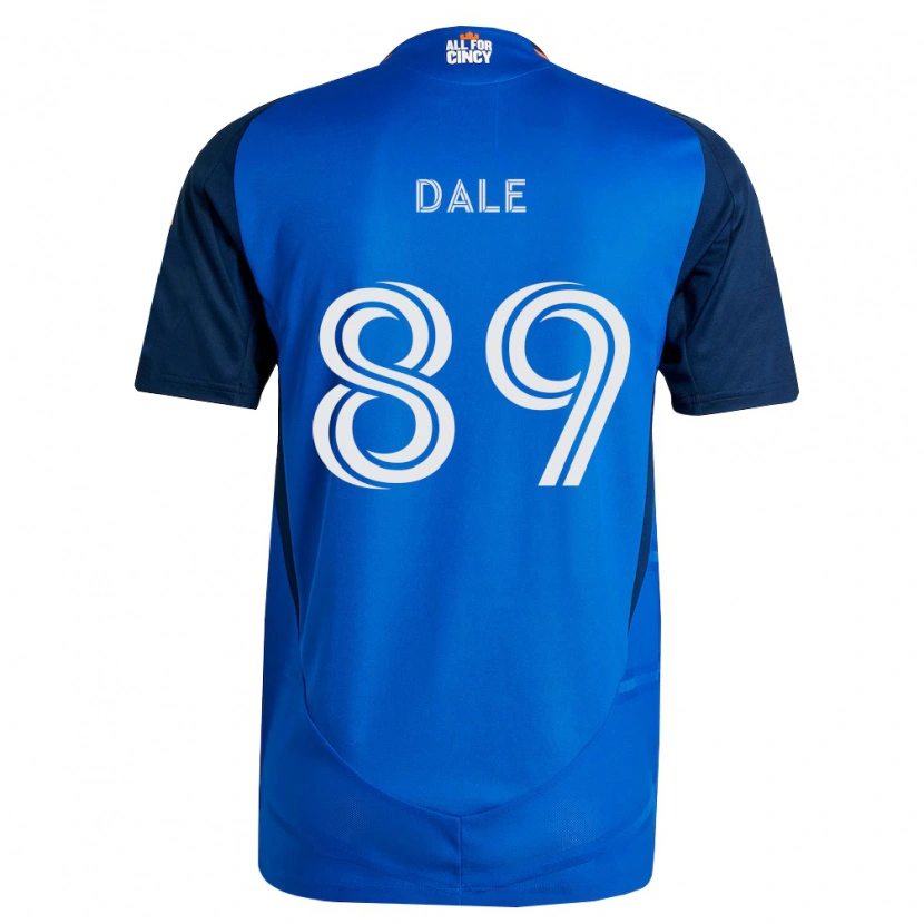 Danxen Bambino Maglia Connor Dale #89 Blu Reale Arancio Kit Gara Home 2026/27 Maglietta