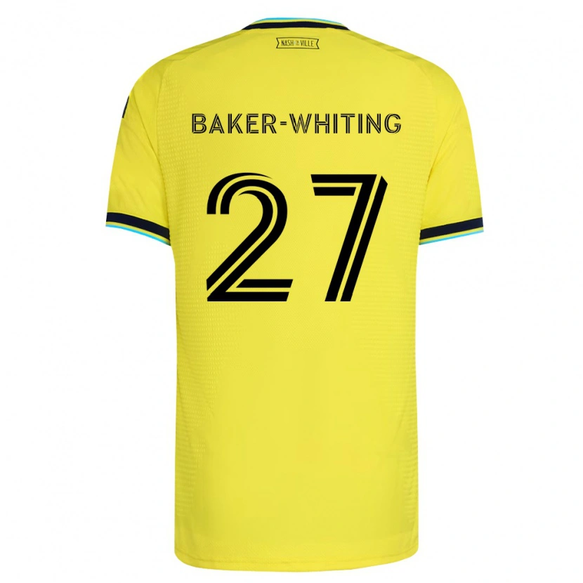 Danxen Bambino Maglia Reed Baker-Whiting #27 Giallo Brillante Blu Navy Kit Gara Home 2026/27 Maglietta