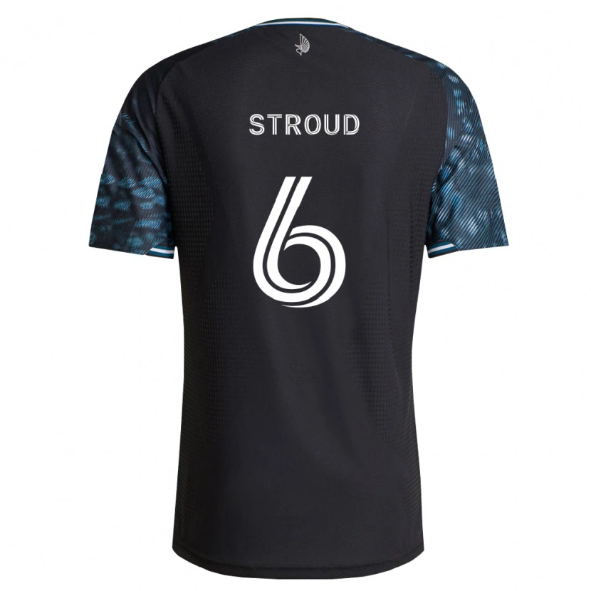 Danxen Bambino Maglia Peter Stroud #6 Bianco Nero Kit Gara Home 2026/27 Maglietta