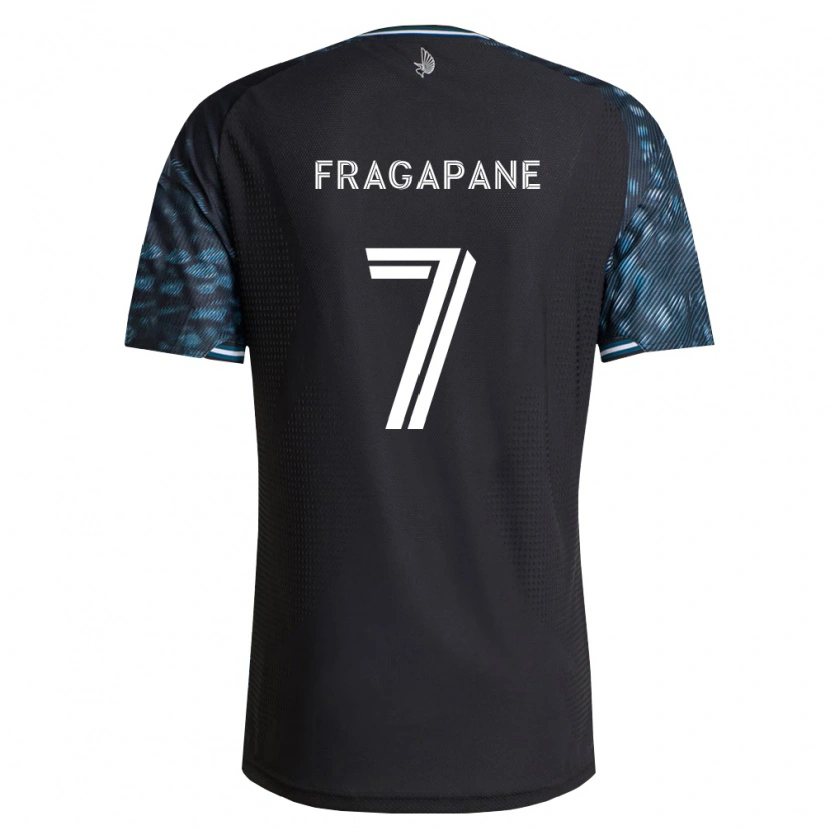 Danxen Bambino Maglia Franco Fragapane #7 Bianco Nero Kit Gara Home 2026/27 Maglietta