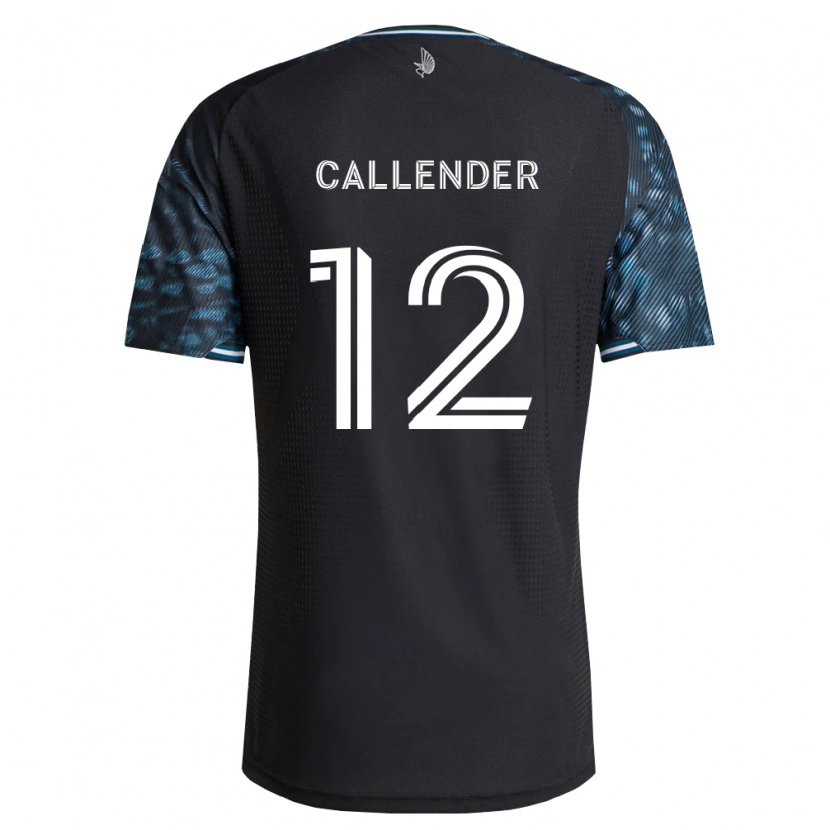 Danxen Bambino Maglia Drake Callender #12 Bianco Nero Kit Gara Home 2026/27 Maglietta