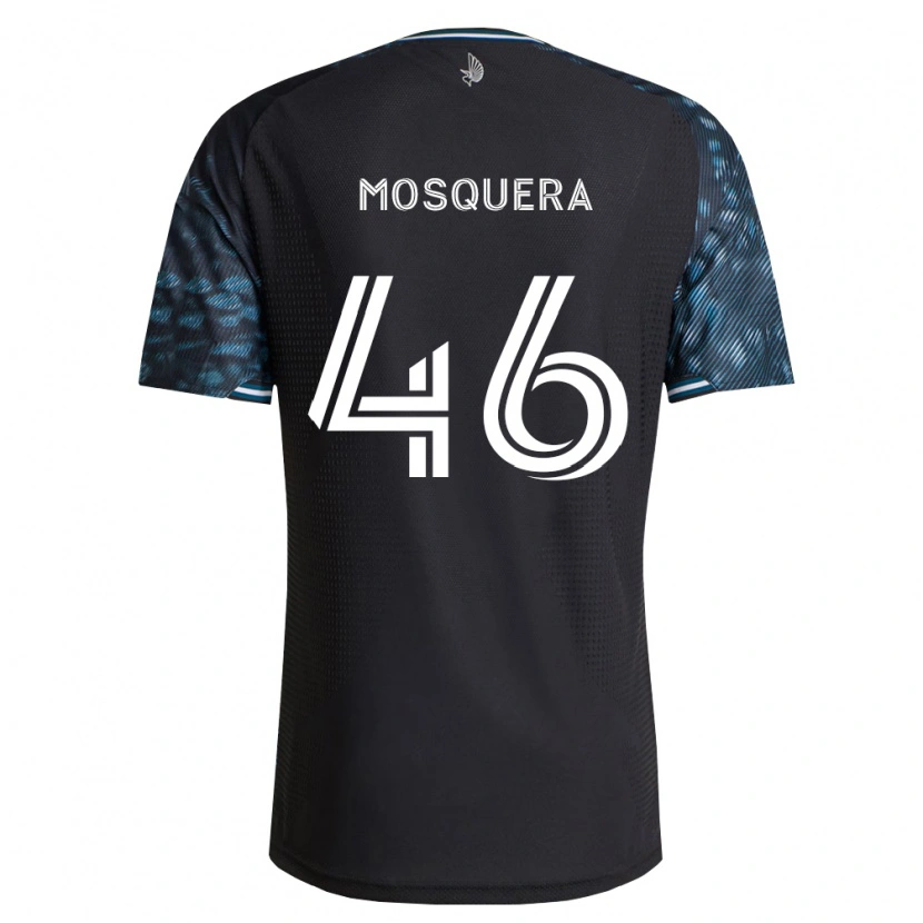 Danxen Bambino Maglia Juan Camilo Mosquera #46 Bianco Nero Kit Gara Home 2026/27 Maglietta