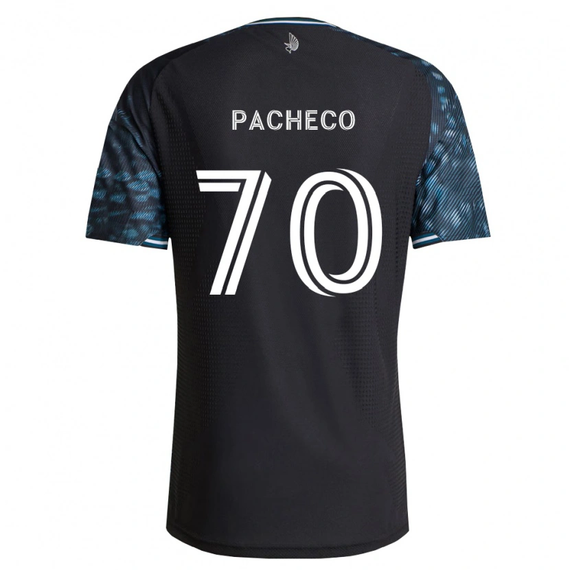 Danxen Bambino Maglia Diogo Pacheco #70 Bianco Nero Kit Gara Home 2026/27 Maglietta