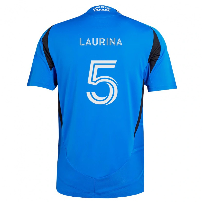 Danxen Bambino Maglia Bilombo Laurina #5 Blu Bianco Nero Kit Gara Home 2026/27 Maglietta