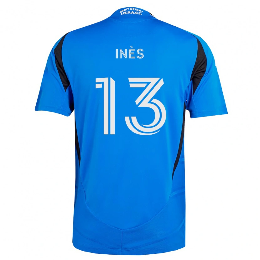 Danxen Bambino Maglia Nourani Inès #13 Blu Bianco Nero Kit Gara Home 2026/27 Maglietta