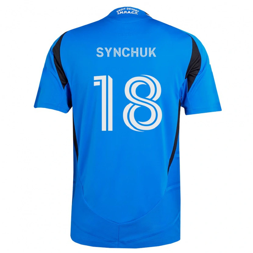 Danxen Bambino Maglia Gennadiy Synchuk #18 Blu Bianco Nero Kit Gara Home 2026/27 Maglietta