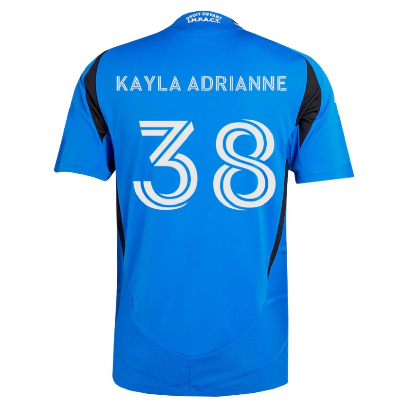 Danxen Bambino Maglia Kamdem Kayla Adrianne #38 Blu Bianco Nero Kit Gara Home 2026/27 Maglietta