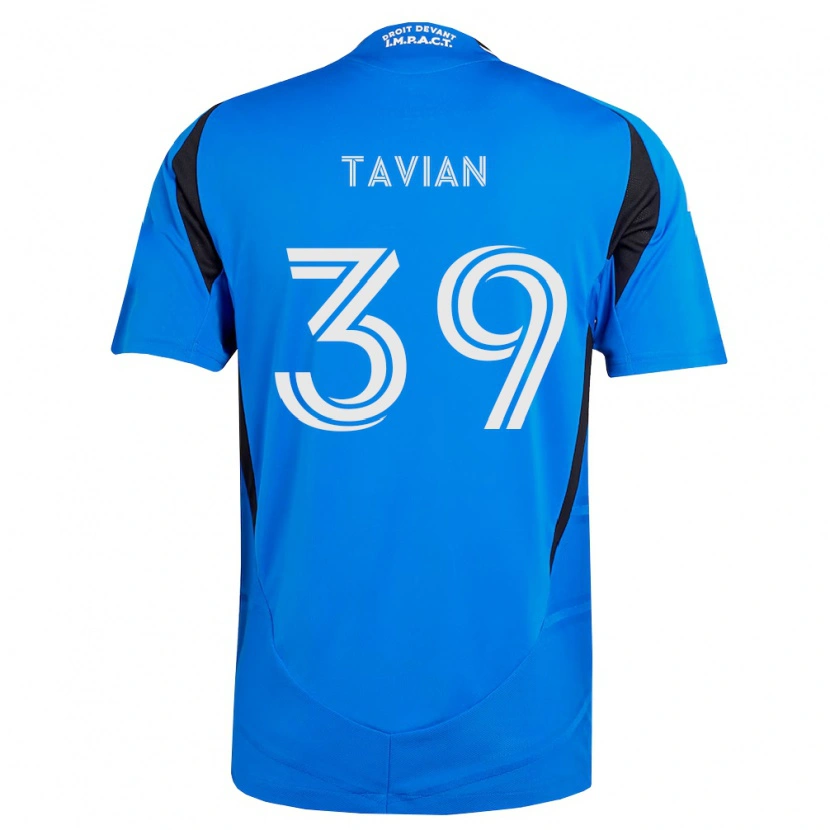 Danxen Bambino Maglia Vandendort Tavian #39 Blu Bianco Nero Kit Gara Home 2026/27 Maglietta