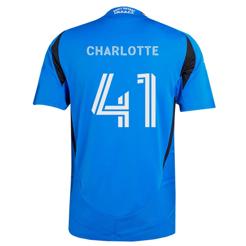Danxen Bambino Maglia Baptista Charlotte #41 Blu Bianco Nero Kit Gara Home 2026/27 Maglietta