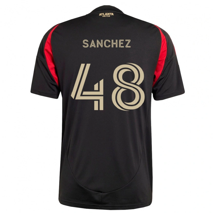 Danxen Bambino Maglia Cooper Sanchez #48 Nero Rosso Kit Gara Home 2026/27 Maglietta