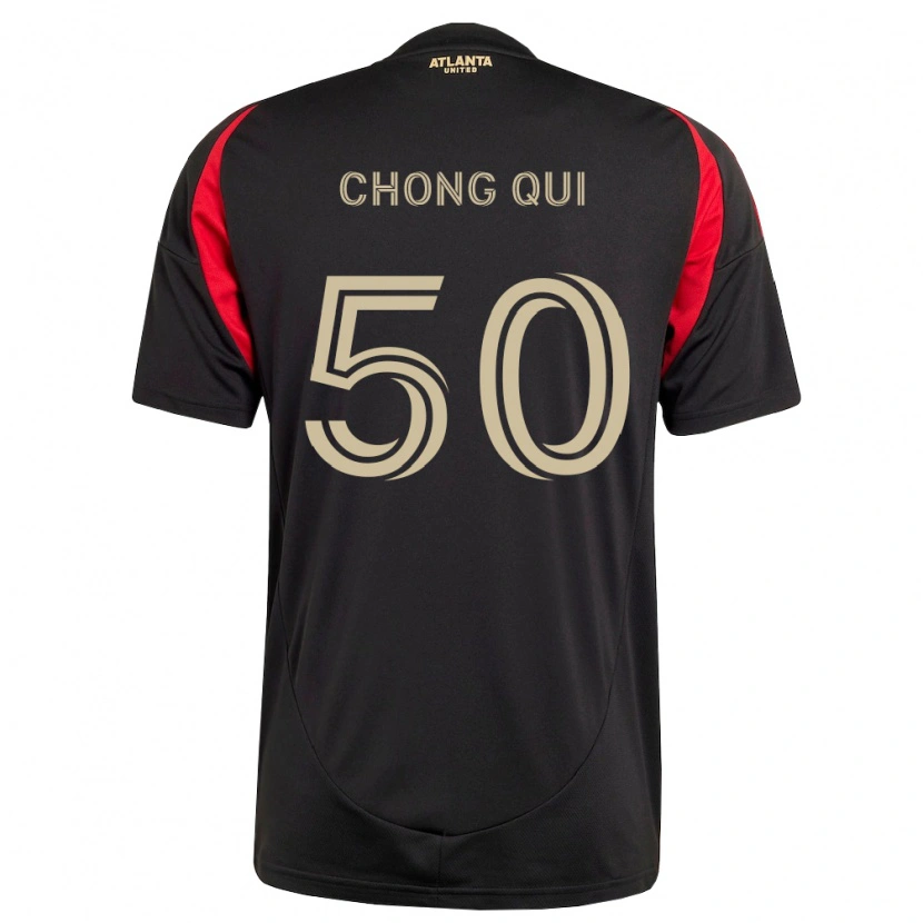 Danxen Bambino Maglia Dominik Chong Qui #50 Nero Rosso Kit Gara Home 2026/27 Maglietta