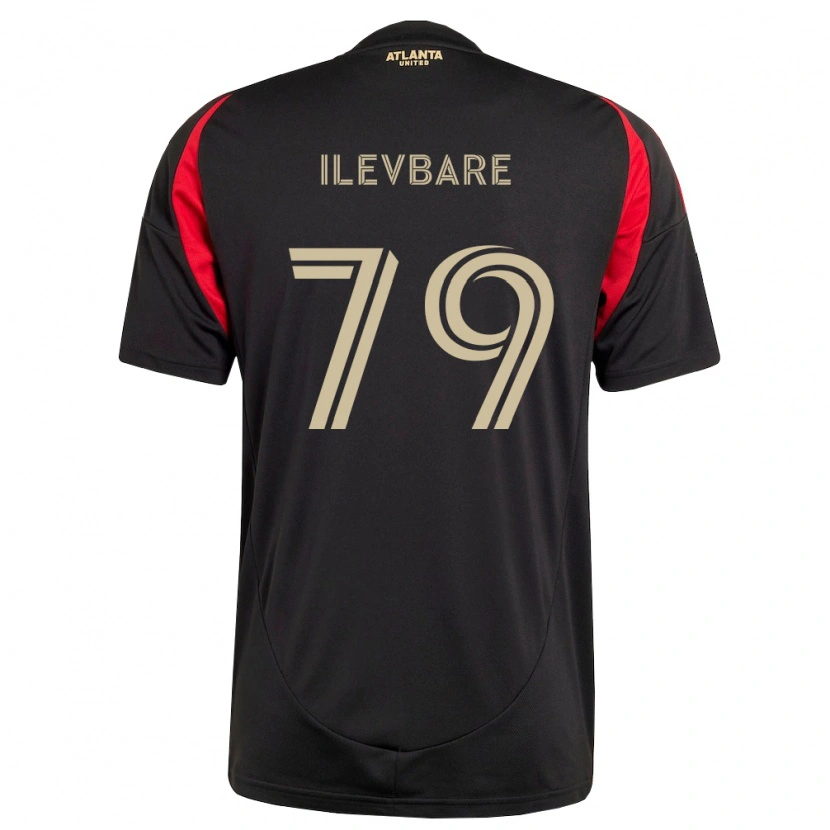 Danxen Bambino Maglia David Ilevbare #79 Nero Rosso Kit Gara Home 2026/27 Maglietta