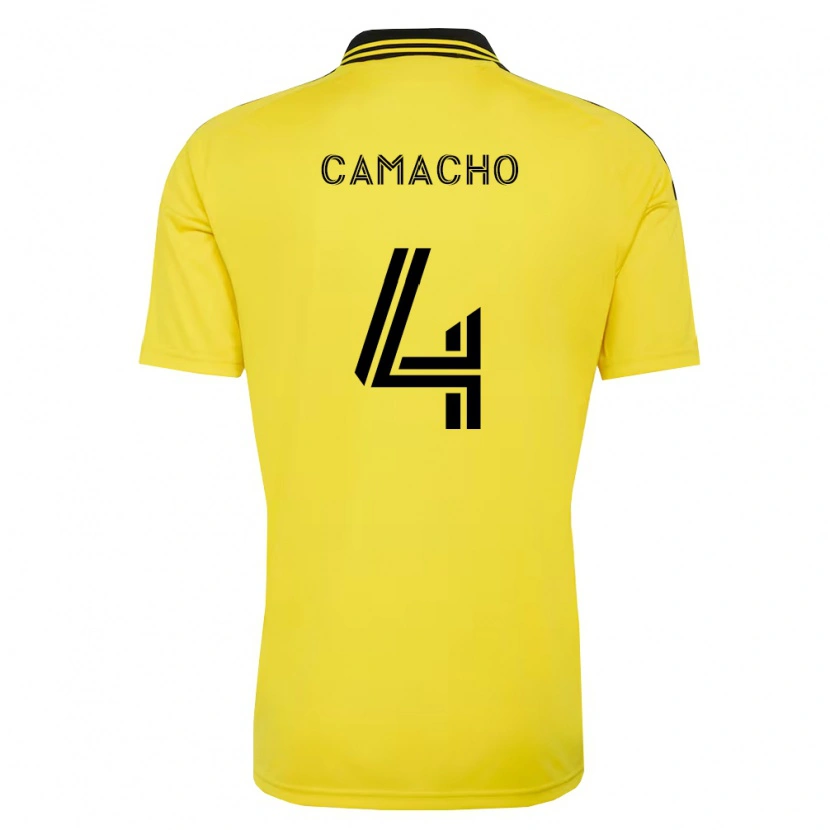 Danxen Bambino Maglia Rudy Camacho #4 Giallo Nero Kit Gara Home 2026/27 Maglietta
