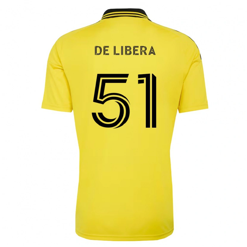 Danxen Bambino Maglia Giorgio De Libera #51 Giallo Nero Kit Gara Home 2026/27 Maglietta