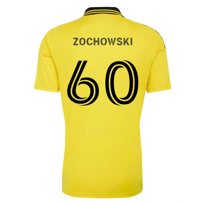 Danxen Bambino Maglia Alex Zochowski #60 Giallo Nero Kit Gara Home 2026/27 Maglietta
