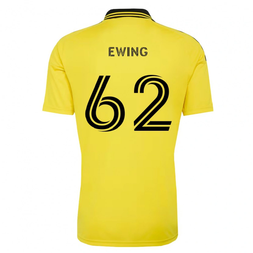 Danxen Bambino Maglia Immanuel Ewing #62 Giallo Nero Kit Gara Home 2026/27 Maglietta