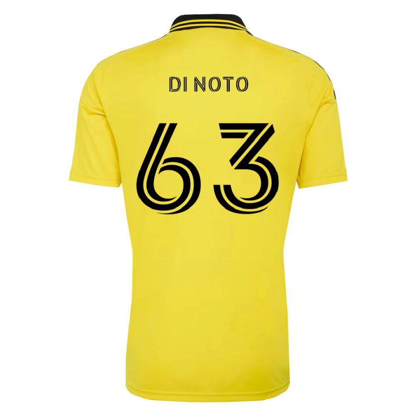 Danxen Bambino Maglia Gianmarco Di Noto #63 Giallo Nero Kit Gara Home 2026/27 Maglietta