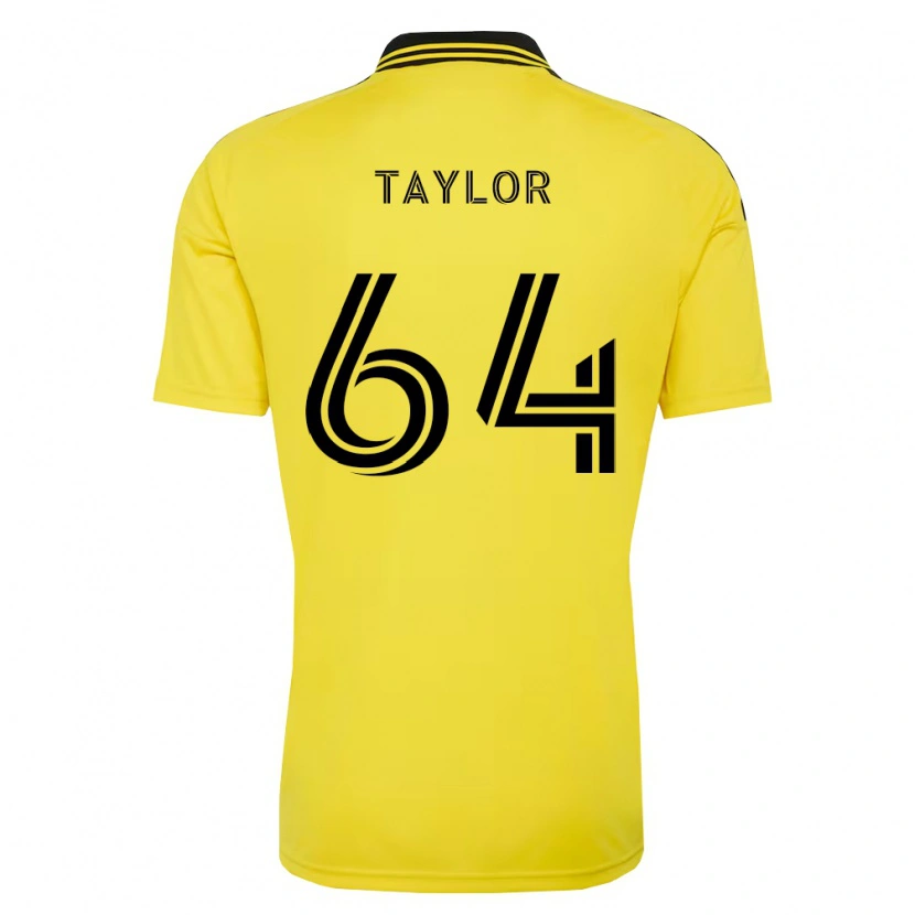 Danxen Bambino Maglia Oneal Taylor #64 Giallo Nero Kit Gara Home 2026/27 Maglietta