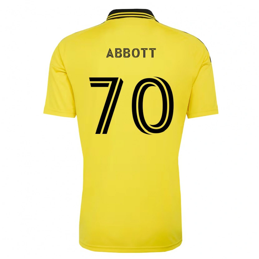 Danxen Bambino Maglia Keller Abbott #70 Giallo Nero Kit Gara Home 2026/27 Maglietta