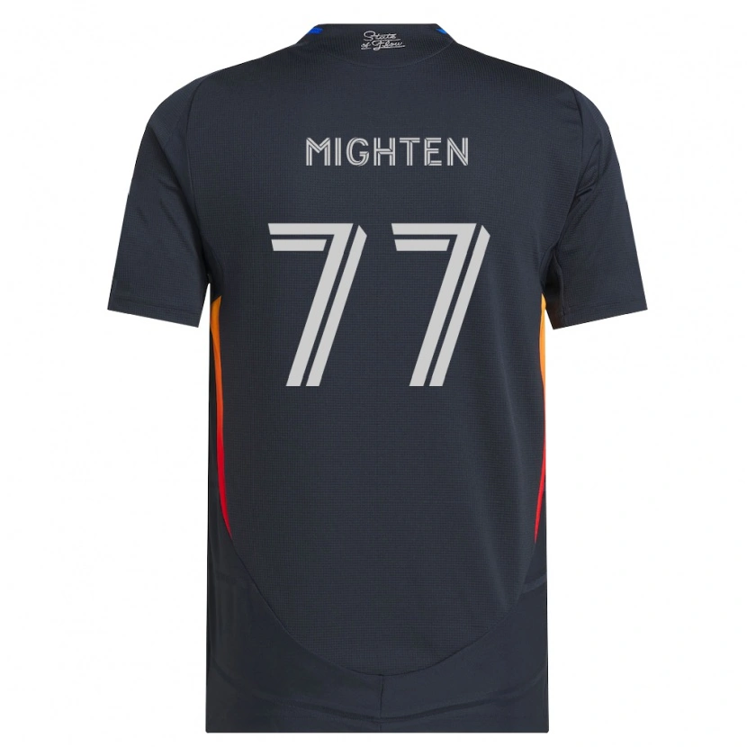 Danxen Bambino Maglia Alex Mighten #77 Grigio Scuro Rosso Kit Gara Home 2026/27 Maglietta