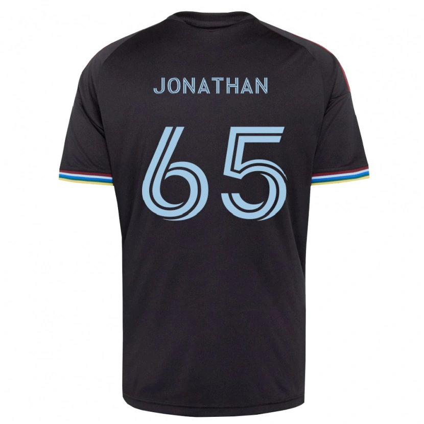Danxen Bambino Maglia Jonathan De La Fuente #65 Nero Azzurro Kit Gara Home 2026/27 Maglietta