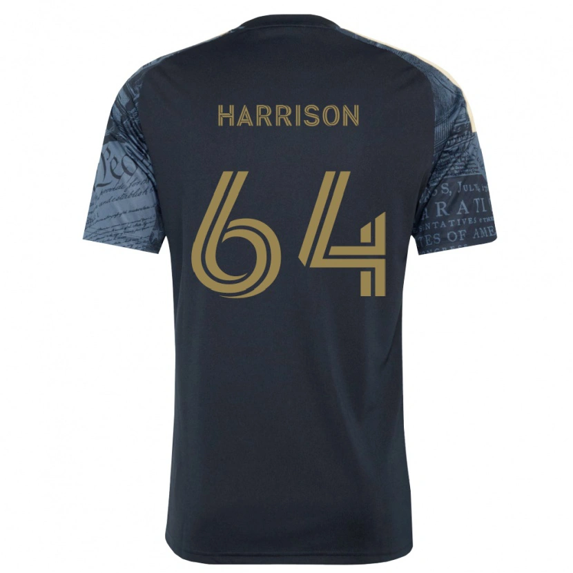Danxen Bambino Maglia Joshua Harrison #64 Blu Navy Marrone Kit Gara Home 2026/27 Maglietta