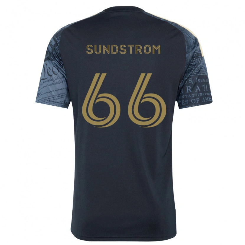 Danxen Bambino Maglia Finn Sundstrom #66 Blu Navy Marrone Kit Gara Home 2026/27 Maglietta