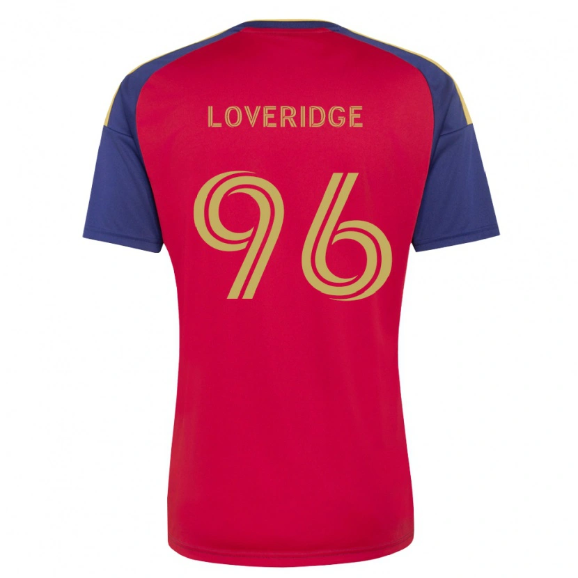 Danxen Bambino Maglia Pete Loveridge #96 Blu Reale Marrone Rosso Kit Gara Home 2026/27 Maglietta