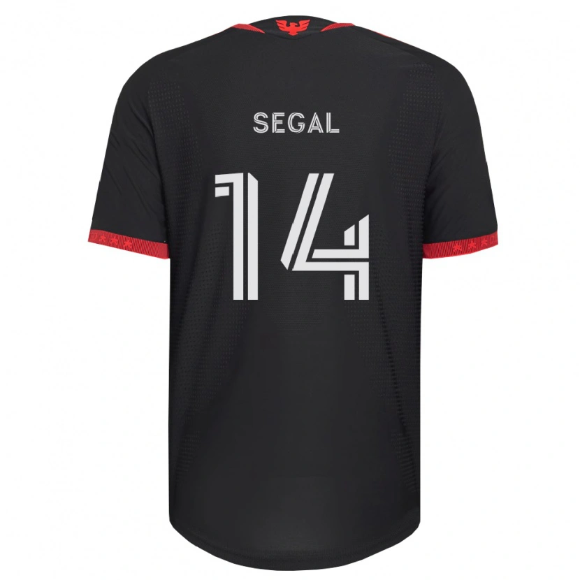 Danxen Bambino Maglia Gabriel Segal #14 Nero Bianco Rosso Kit Gara Home 2026/27 Maglietta