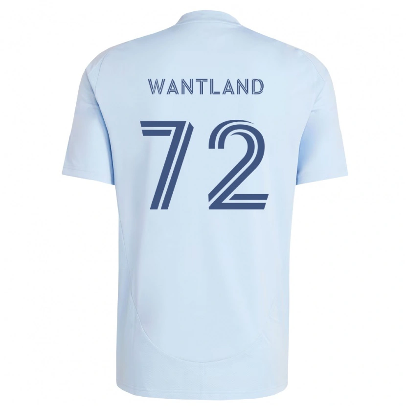 Danxen Bambino Maglia Zane Wantland #72 Azzurro Chiaro Grigio Chiaro Kit Gara Home 2026/27 Maglietta