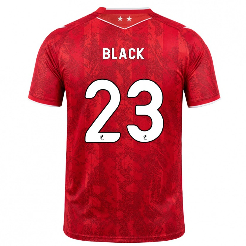 Danxen Bambino Maglia Aimee Black #23 Bianco Rosso Kit Gara Home 2026/27 Maglietta