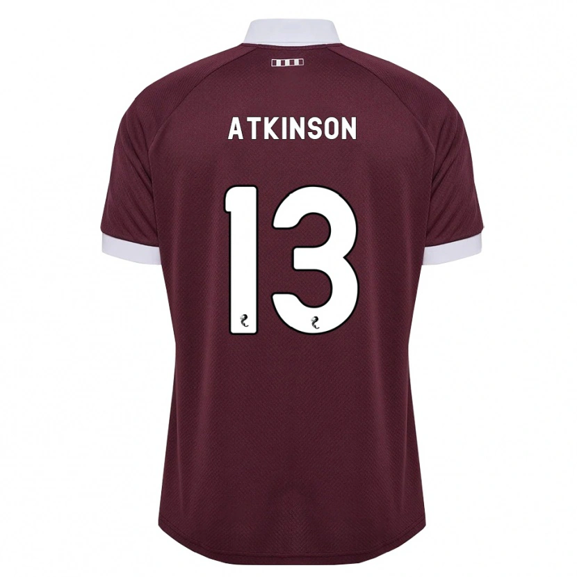 Danxen Bambino Maglia Nathaniel Atkinson #13 Bianco Borgogna Kit Gara Home 2026/27 Maglietta