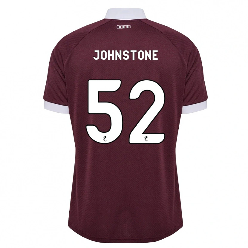 Danxen Bambino Maglia Rachael Johnstone #52 Bianco Borgogna Kit Gara Home 2026/27 Maglietta
