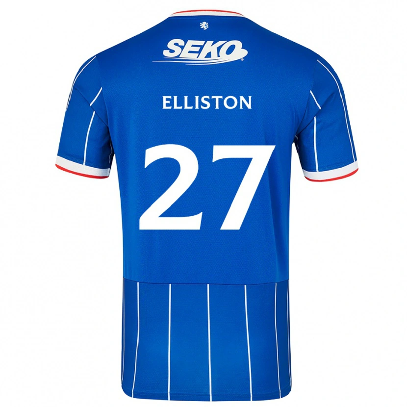 Danxen Bambino Maglia Maddie Elliston #27 Bianco Rosso Blu Kit Gara Home 2026/27 Maglietta