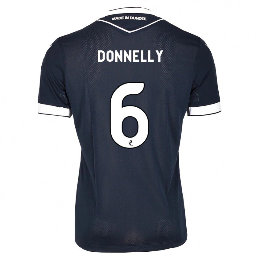 Danxen Bambino Maglia Aaron Donnelly #6 Bianco Blu Mezzanotte Kit Gara Home 2026/27 Maglietta