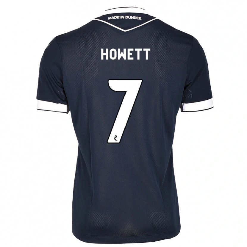 Danxen Bambino Maglia Leo Howett #7 Bianco Blu Mezzanotte Kit Gara Home 2026/27 Maglietta