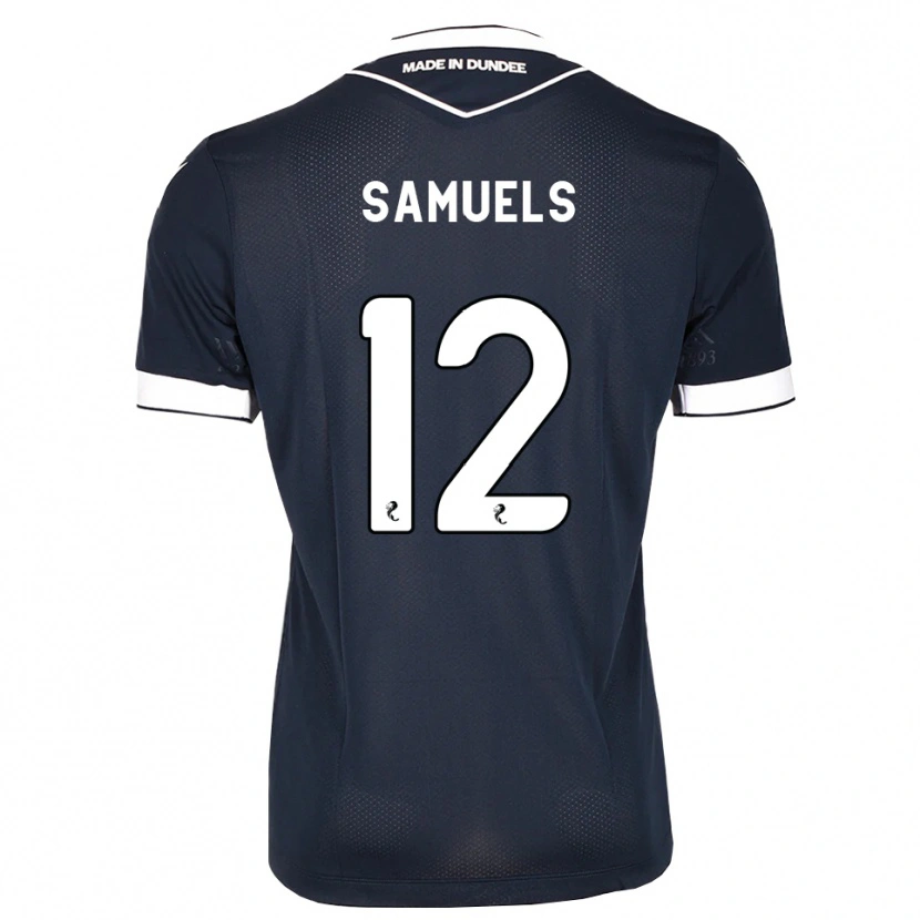 Danxen Bambino Maglia Imari Samuels #12 Bianco Blu Mezzanotte Kit Gara Home 2026/27 Maglietta