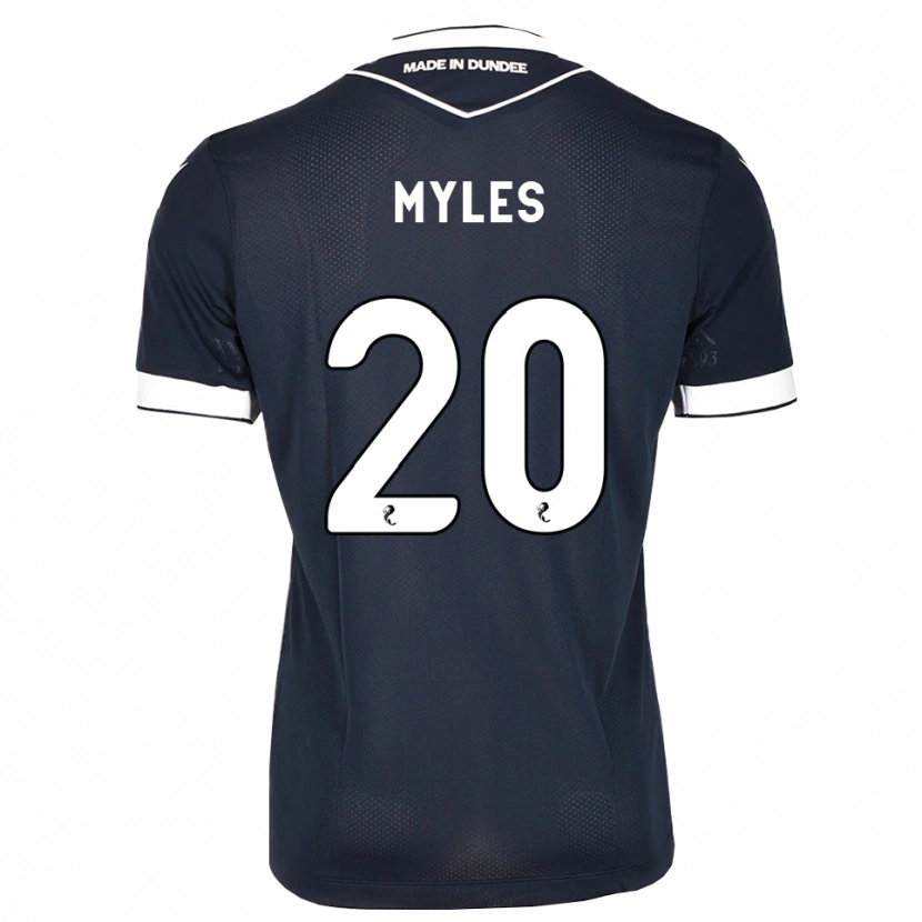 Danxen Bambino Maglia Logan Myles #20 Bianco Blu Mezzanotte Kit Gara Home 2026/27 Maglietta