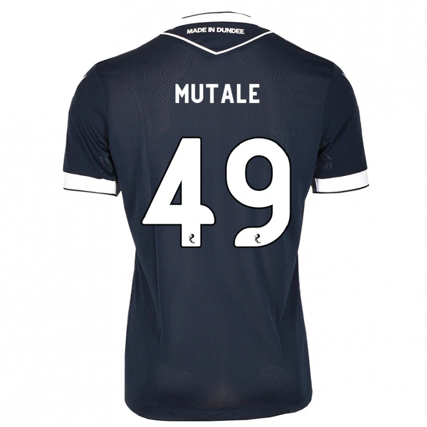 Danxen Bambino Maglia Euan Mutale #49 Bianco Blu Mezzanotte Kit Gara Home 2026/27 Maglietta