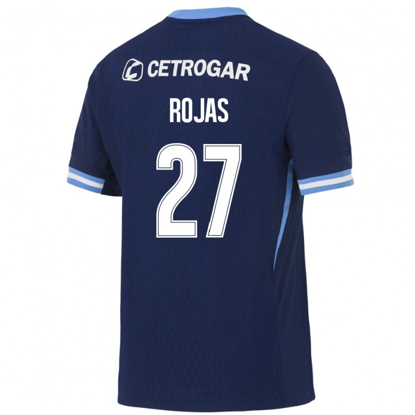 Danxen Bambino Maglia Gabriel Rojas #27 Blu Reale Azzurro Chiaro Bianco Kit Gara Away 2026/27 Maglietta