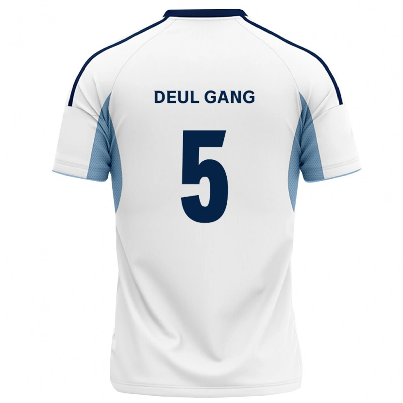 Danxen Bambino Maglia Deul-Gang No #5 Blu Reale Bianco Kit Gara Away 2026/27 Maglietta