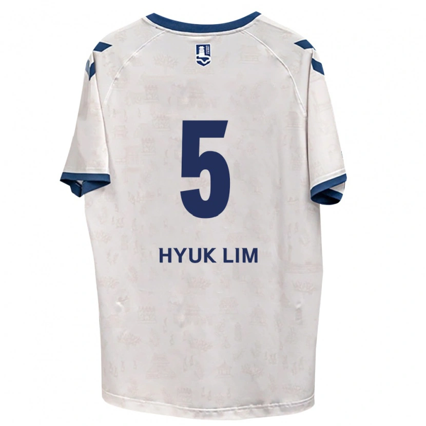 Danxen Bambino Maglia Hyuk Lim #5 Blu Reale Bianco Kit Gara Away 2026/27 Maglietta