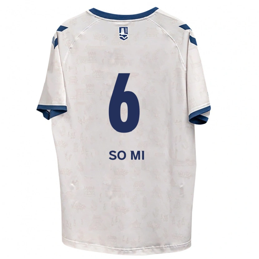 Danxen Bambino Maglia So-Mi Choi #6 Blu Reale Bianco Kit Gara Away 2026/27 Maglietta