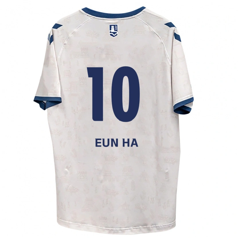 Danxen Bambino Maglia Eun-Ha Jeon #10 Blu Reale Bianco Kit Gara Away 2026/27 Maglietta