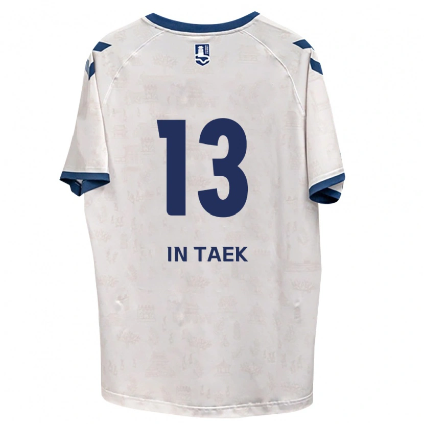 Danxen Bambino Maglia In-Taek Hwang #13 Blu Reale Bianco Kit Gara Away 2026/27 Maglietta