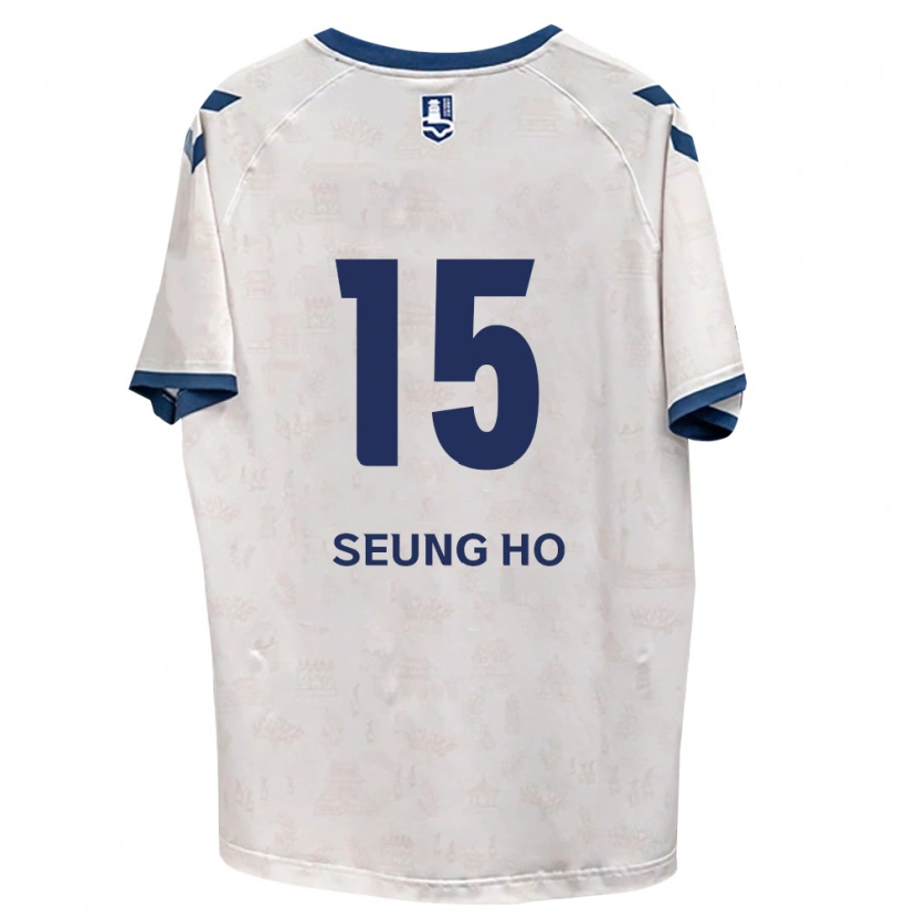 Danxen Bambino Maglia Seung-Ho Cho #15 Blu Reale Bianco Kit Gara Away 2026/27 Maglietta