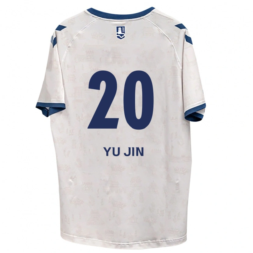 Danxen Bambino Maglia Yu-Jin Lee #20 Blu Reale Bianco Kit Gara Away 2026/27 Maglietta